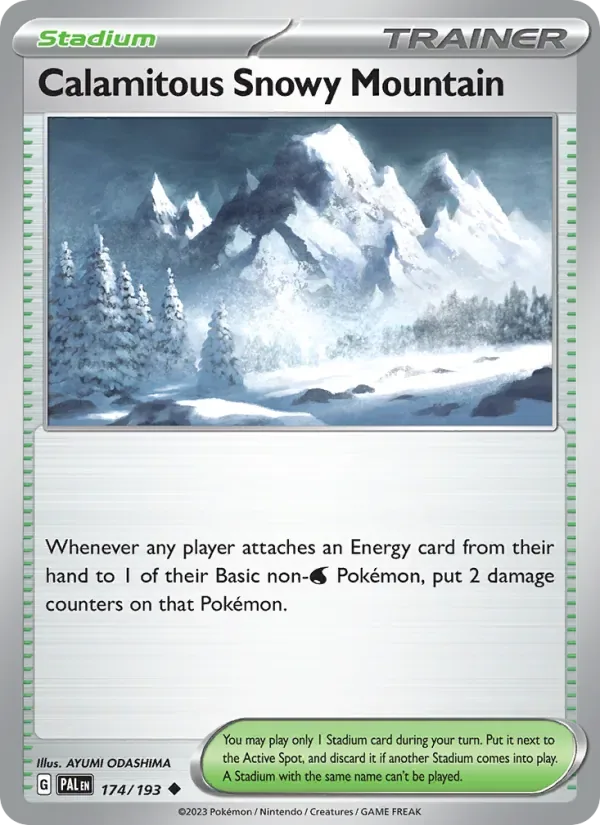Calamitous Snowy Mountain, Paldea Evolved