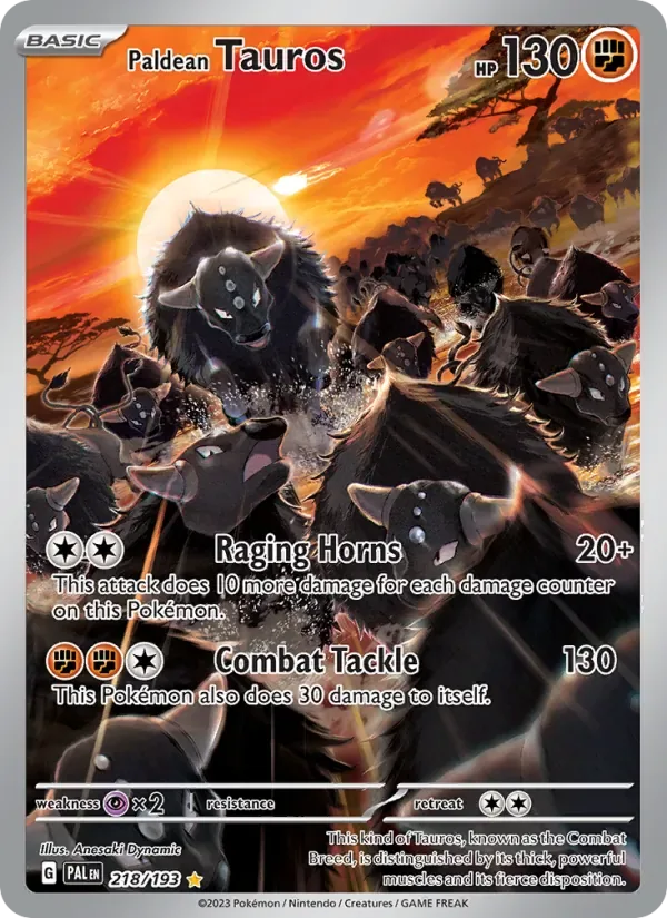 Paldean Tauros, Paldea Evolved