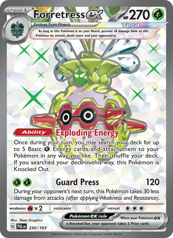 Forretress ex, Paldea Evolved