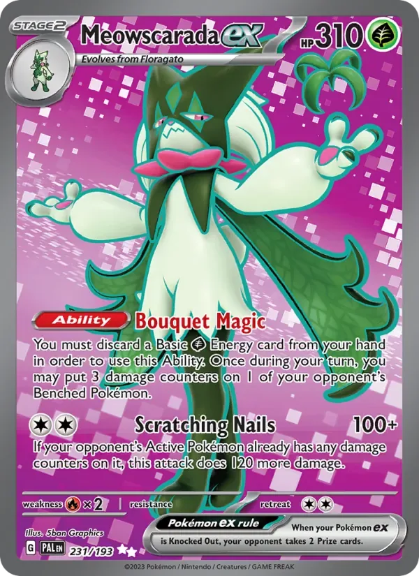 Meowscarada ex, Paldea Evolved