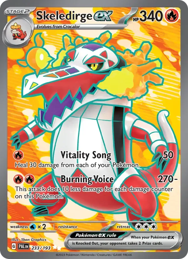 Skeledirge ex, Paldea Evolved