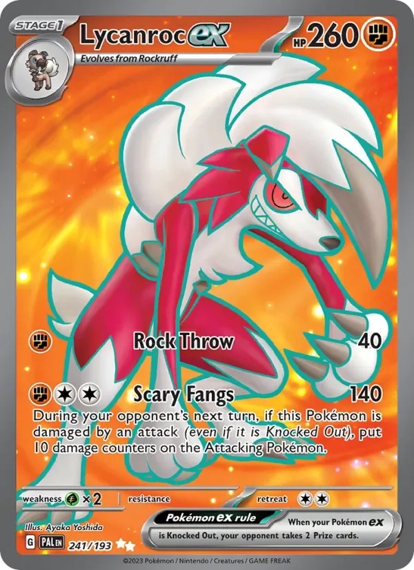 Lycanroc ex, Paldea Evolved