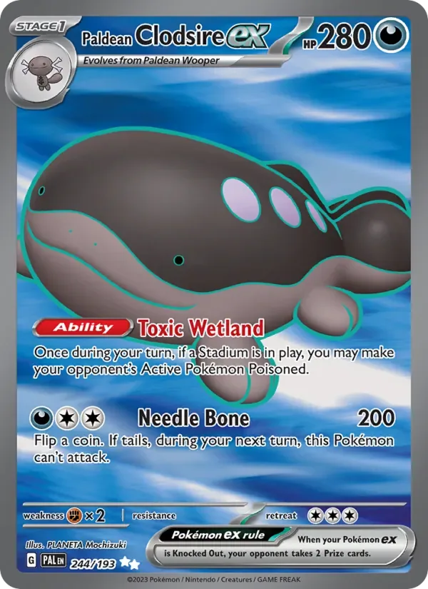 Paldean Clodsire ex, Paldea Evolved