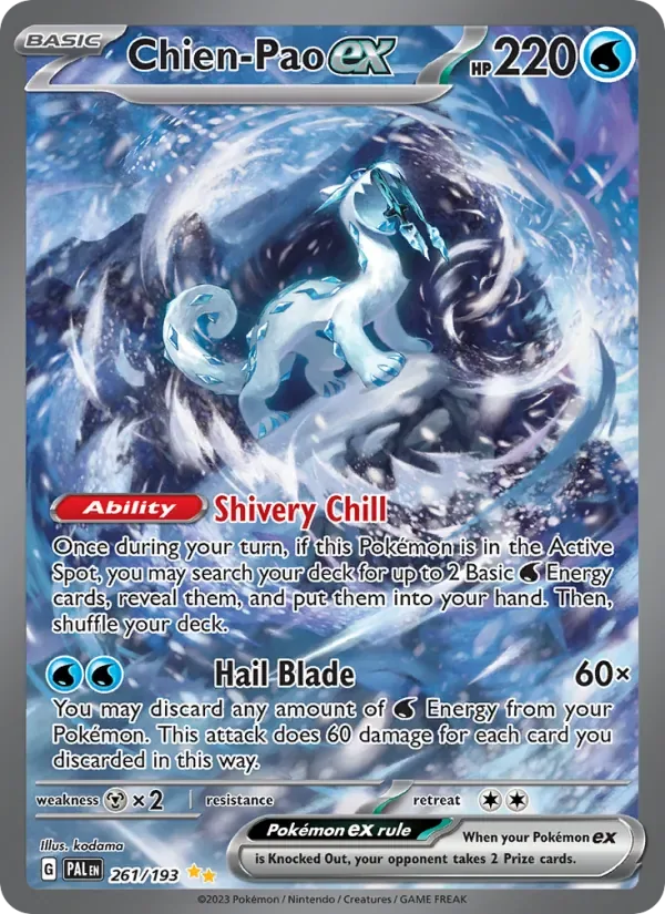 Chien-Pao ex, Paldea Evolved
