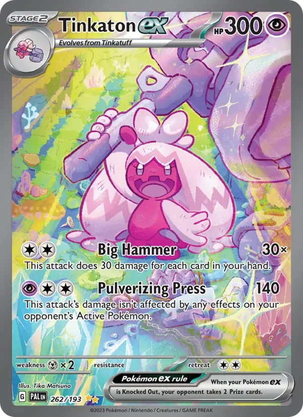 Tinkaton ex, Paldea Evolved