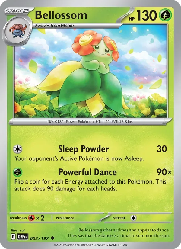 Bellossom, Obsidian Flames