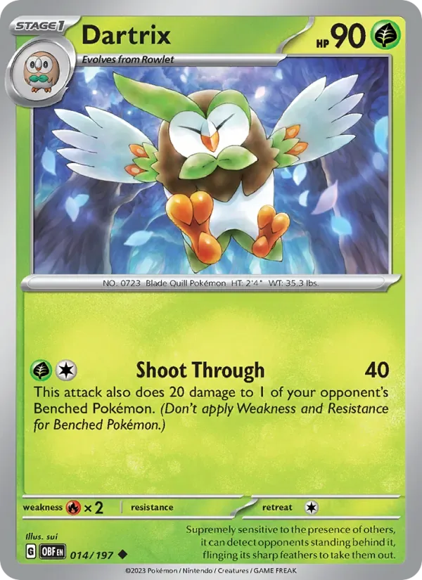 Dartrix, Obsidian Flames