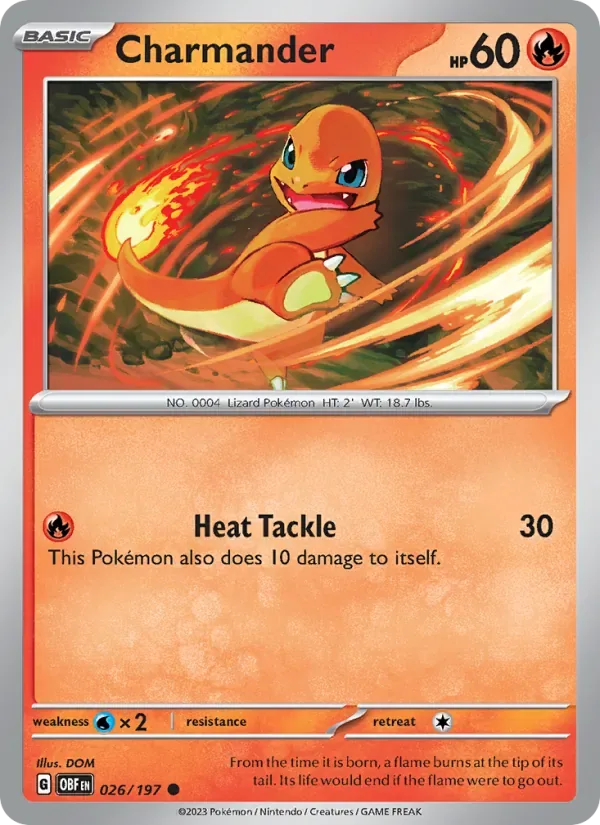 Charmander, Obsidian Flames