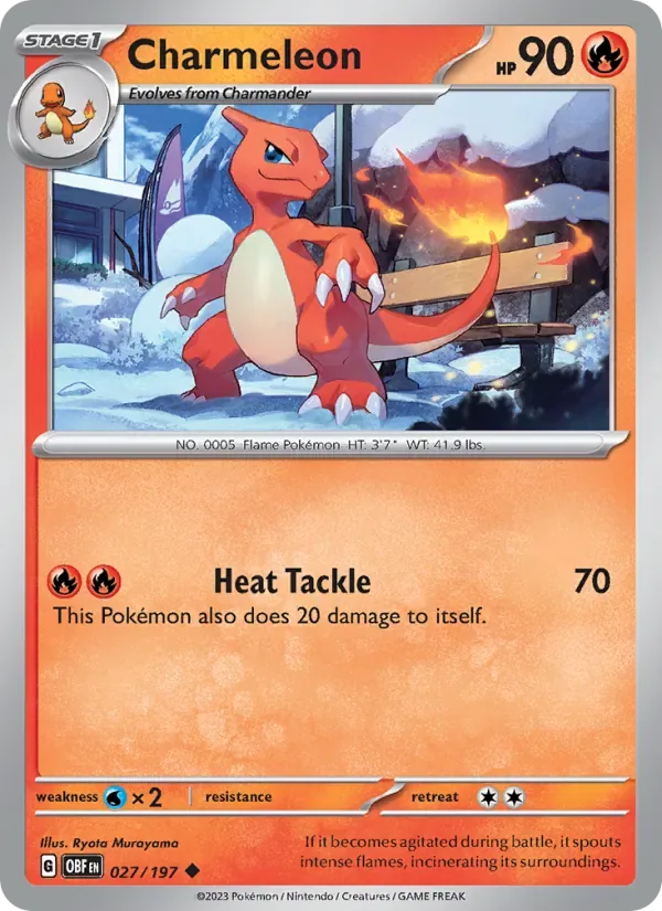 Charmeleon, Obsidian Flames