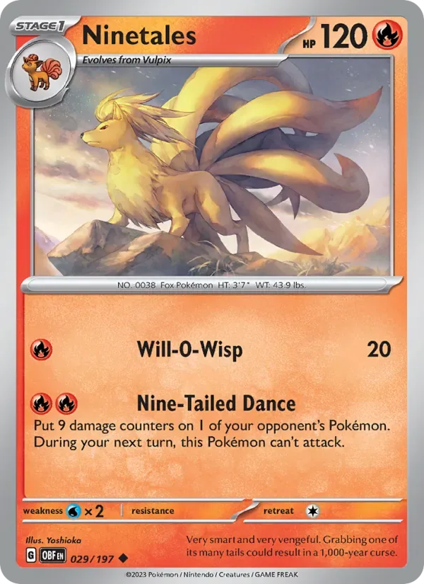 Ninetales, Obsidian Flames