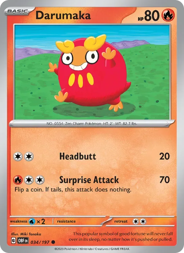Darumaka, Obsidian Flames