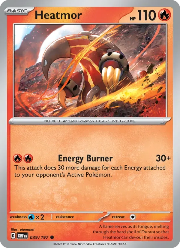 Heatmor, Obsidian Flames