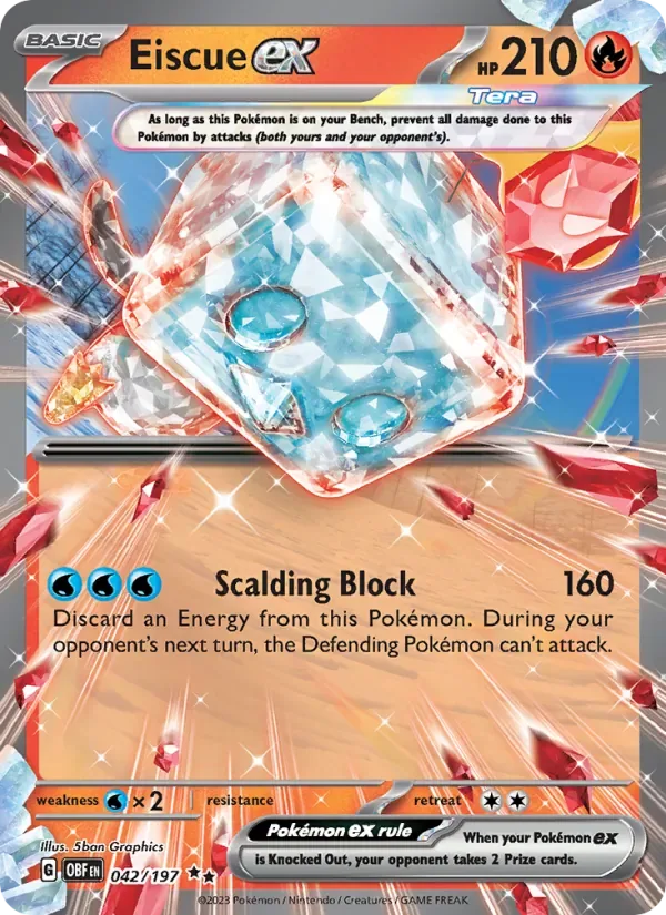 Eiscue ex, Obsidian Flames
