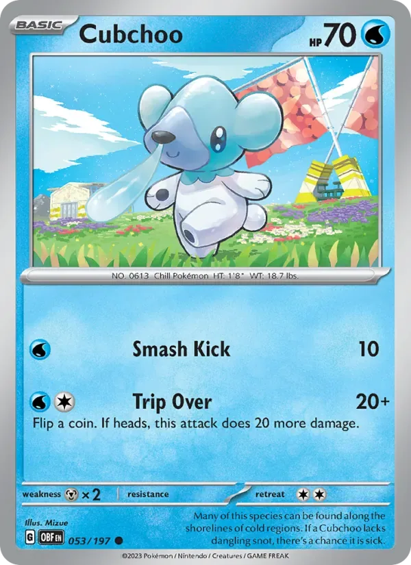Cubchoo, Obsidian Flames
