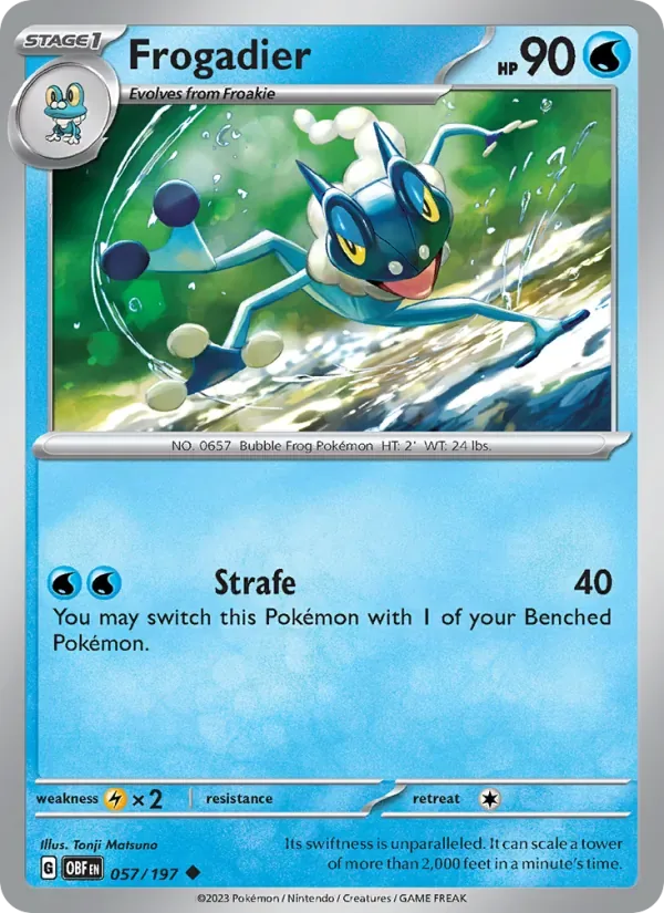 Frogadier, Obsidian Flames