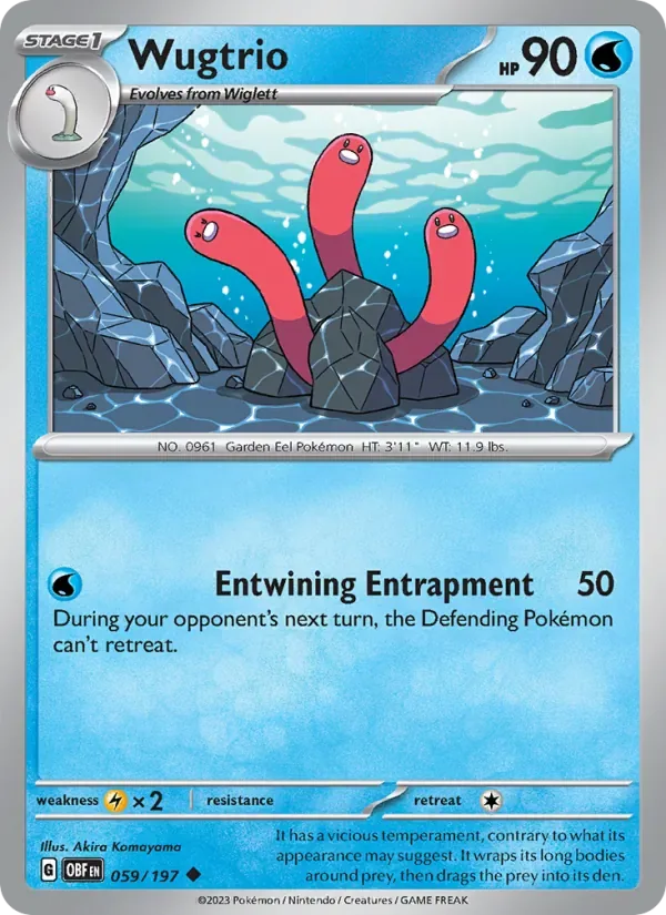 Wugtrio, Obsidian Flames