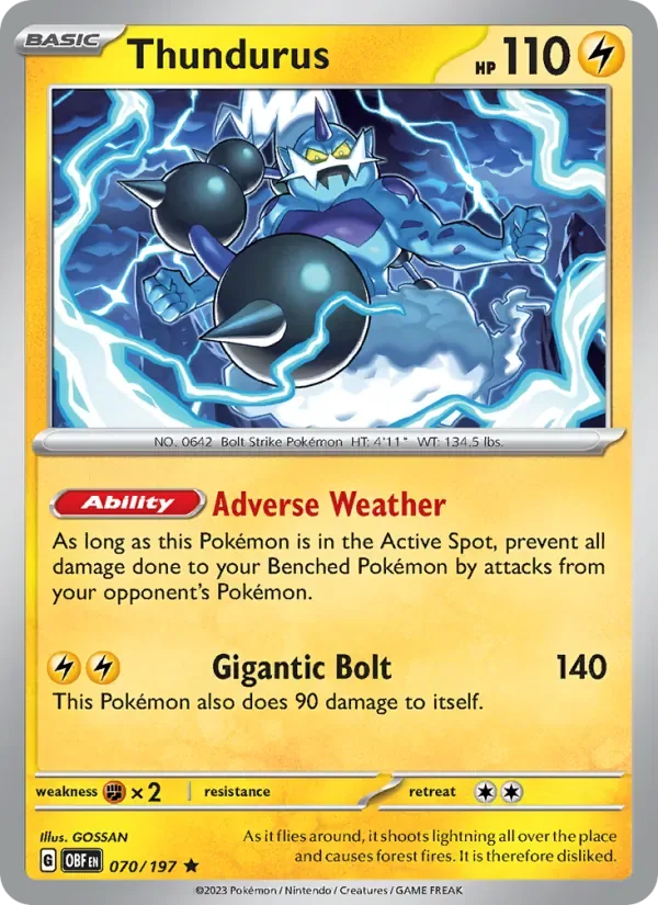 Thundurus, Obsidian Flames