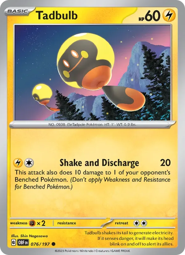 Tadbulb, Obsidian Flames
