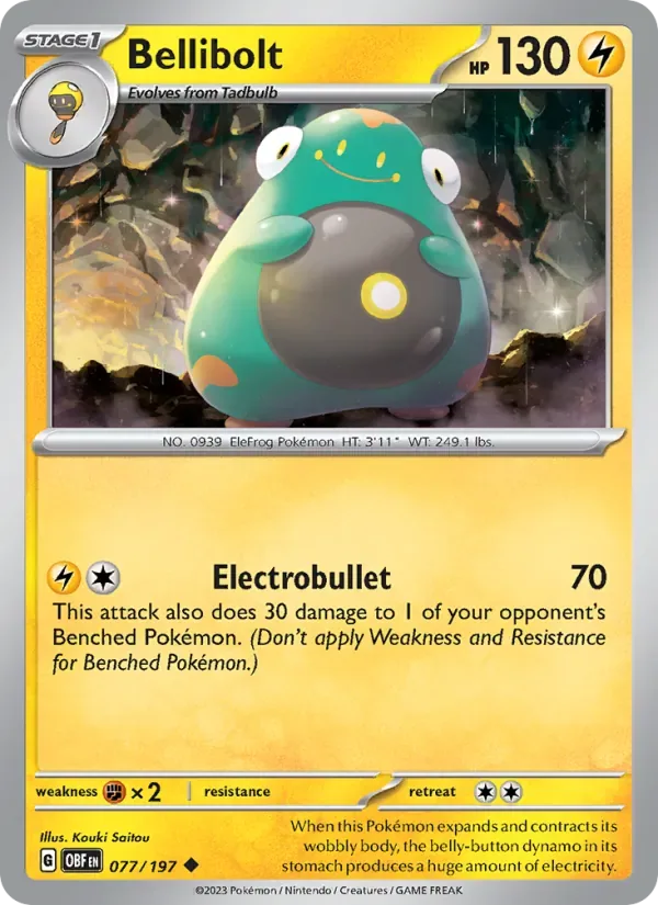 Bellibolt, Obsidian Flames