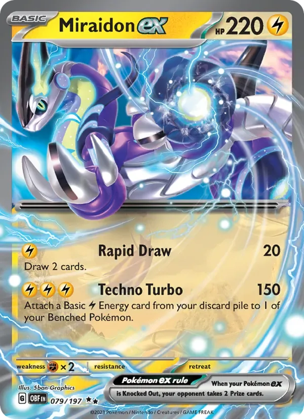 Miraidon ex, Obsidian Flames