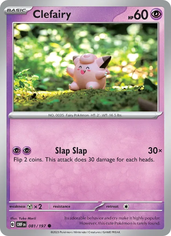 Clefairy, Obsidian Flames