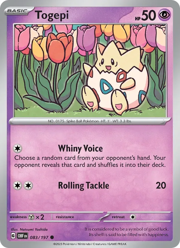 Togepi, Obsidian Flames