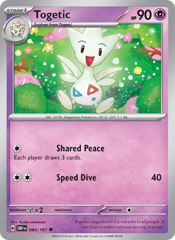Togetic, Obsidian Flames