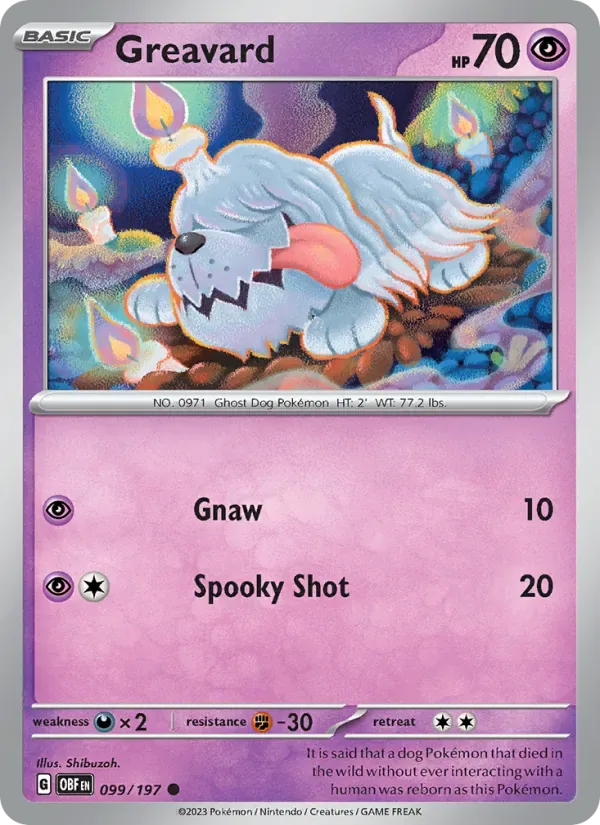 Greavard, Obsidian Flames