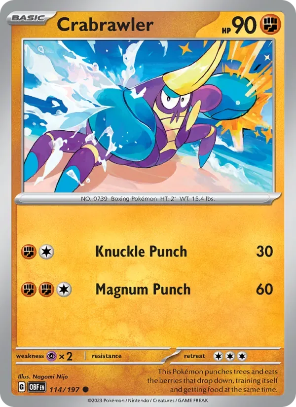 Crabrawler, Obsidian Flames