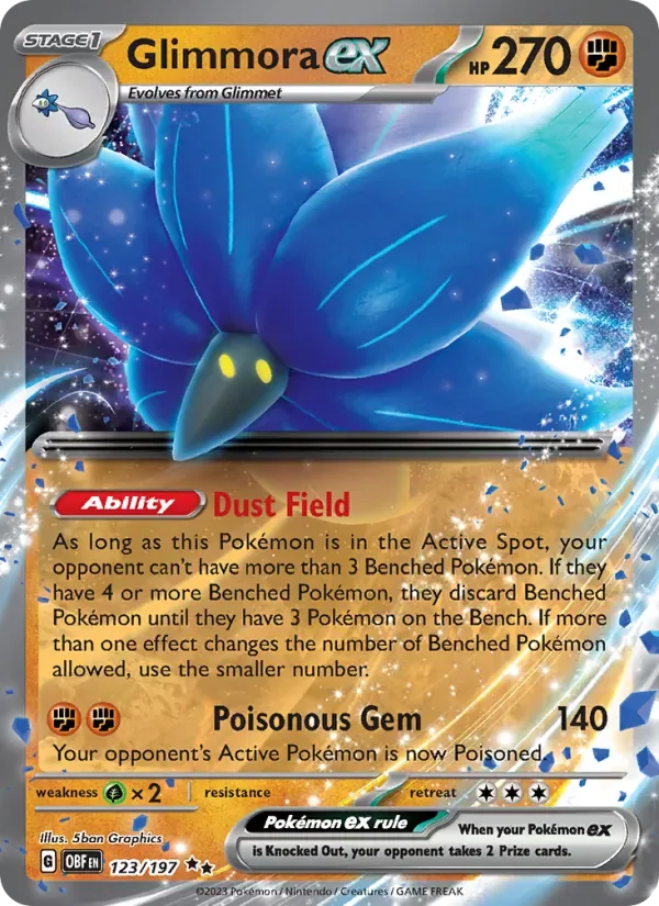 Glimmora ex, Obsidian Flames