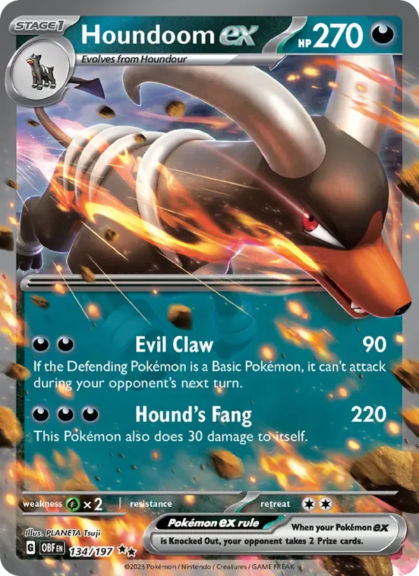 Houndoom ex, Obsidian Flames
