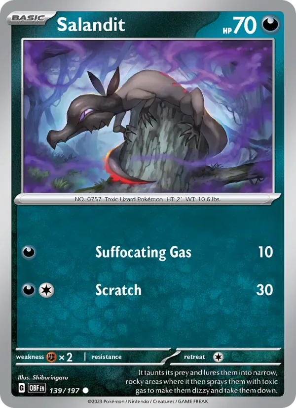 Salandit, Obsidian Flames