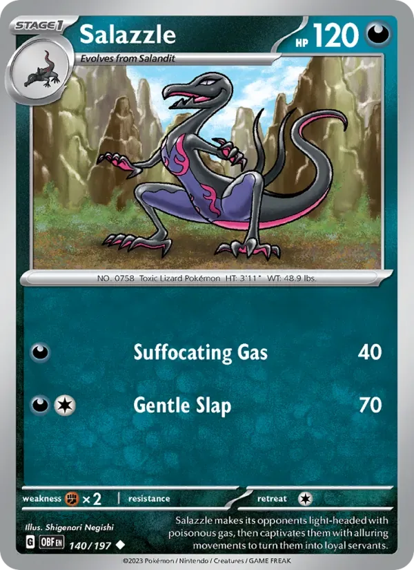 Salazzle, Obsidian Flames
