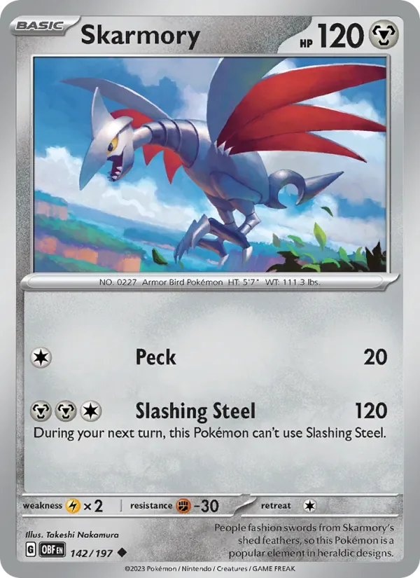 Skarmory, Obsidian Flames