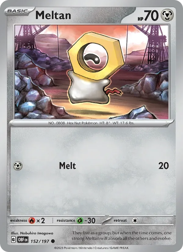 Meltan, Obsidian Flames