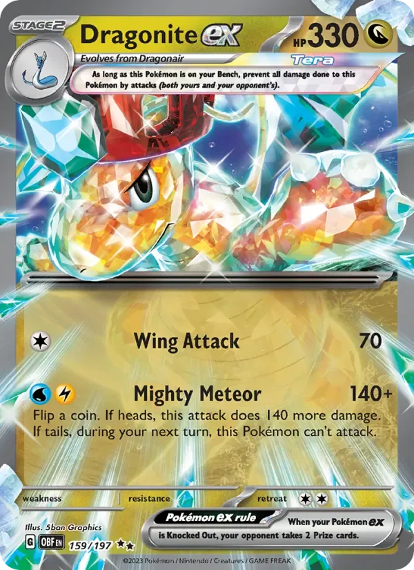 Dragonite ex, Obsidian Flames