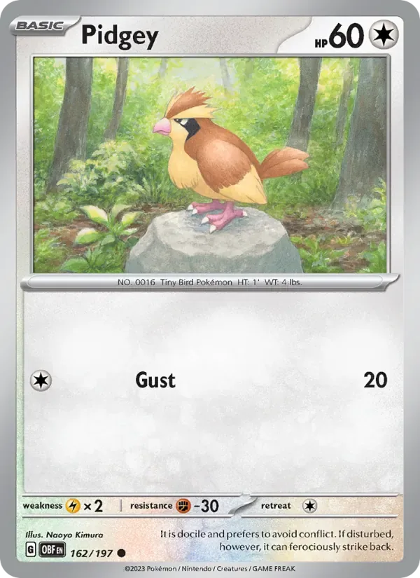 Pidgey, Obsidian Flames
