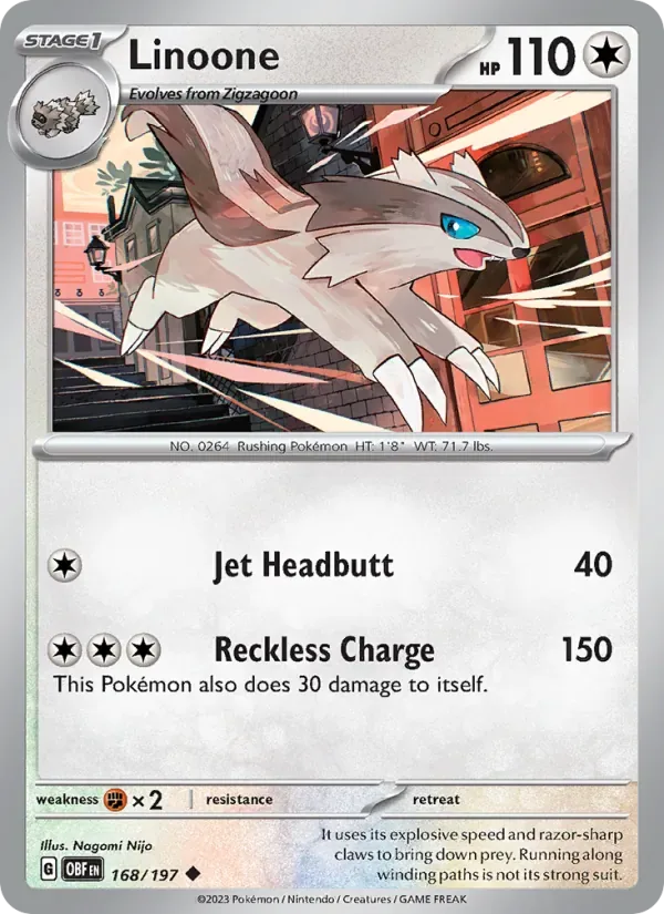 Linoone, Obsidian Flames