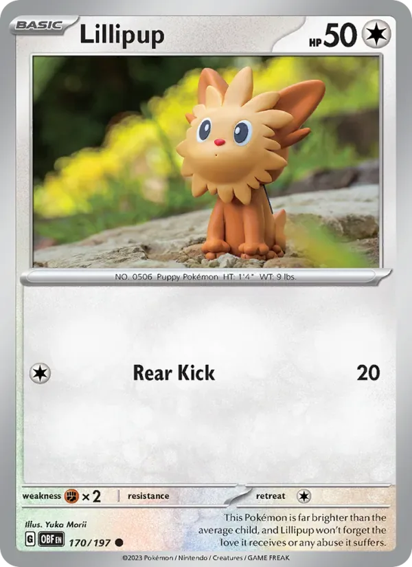 Lillipup, Obsidian Flames
