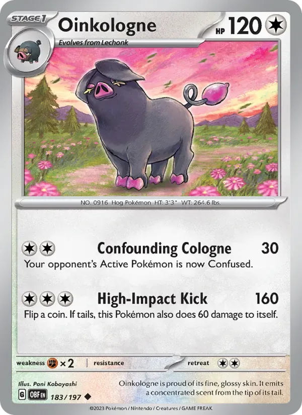 Oinkologne, Obsidian Flames