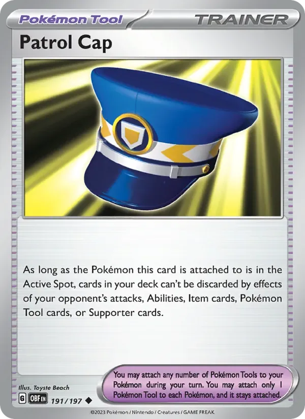 Patrol Cap, Obsidian Flames