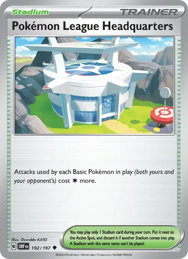 Pokémon League Headquarters, Obsidian Flames