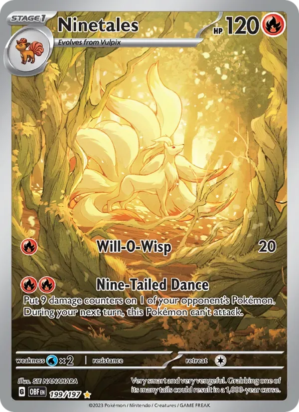 Ninetales, Obsidian Flames