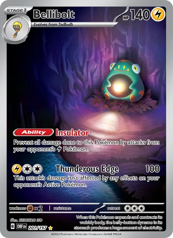 Bellibolt, Obsidian Flames