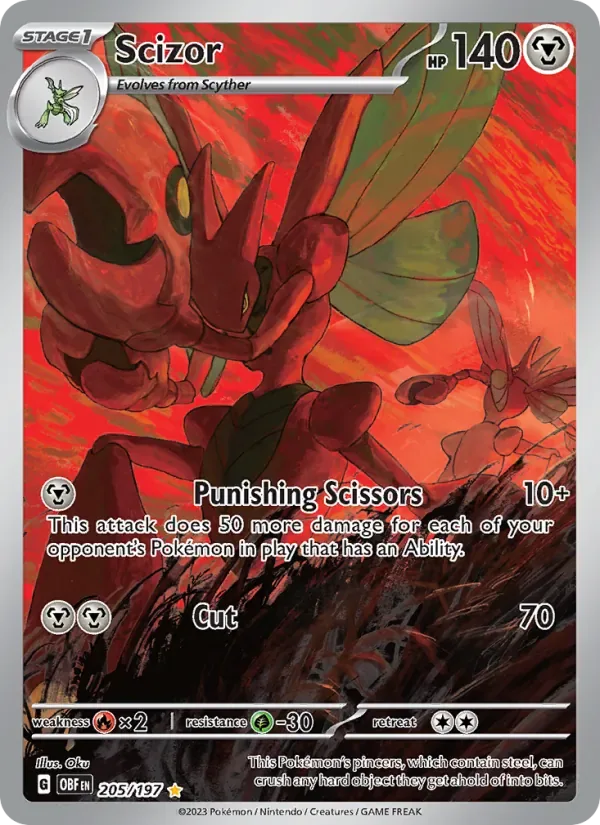 Scizor, Obsidian Flames