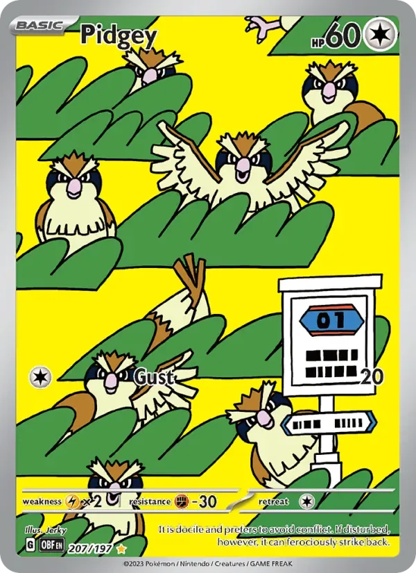 Pidgey, Obsidian Flames