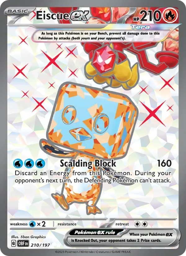 Eiscue ex, Obsidian Flames