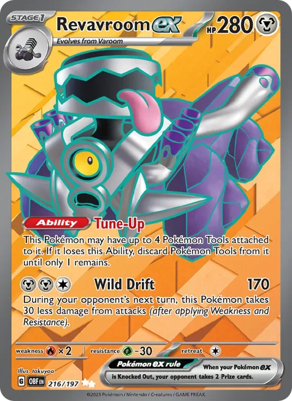 Revavroom ex, Obsidian Flames
