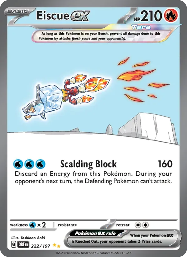 Eiscue ex, Obsidian Flames