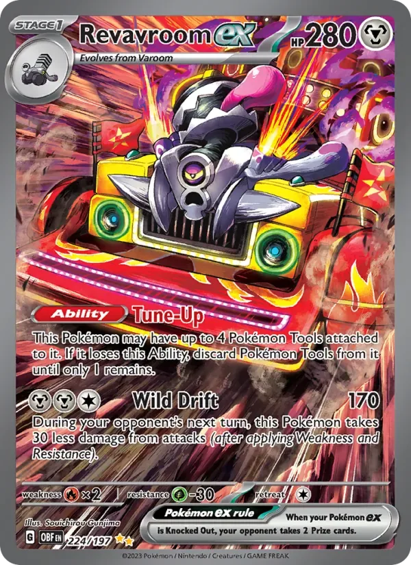 Revavroom ex, Obsidian Flames